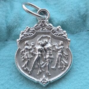 Tiffany & Co. Sterling Silver Olympian Love Charm